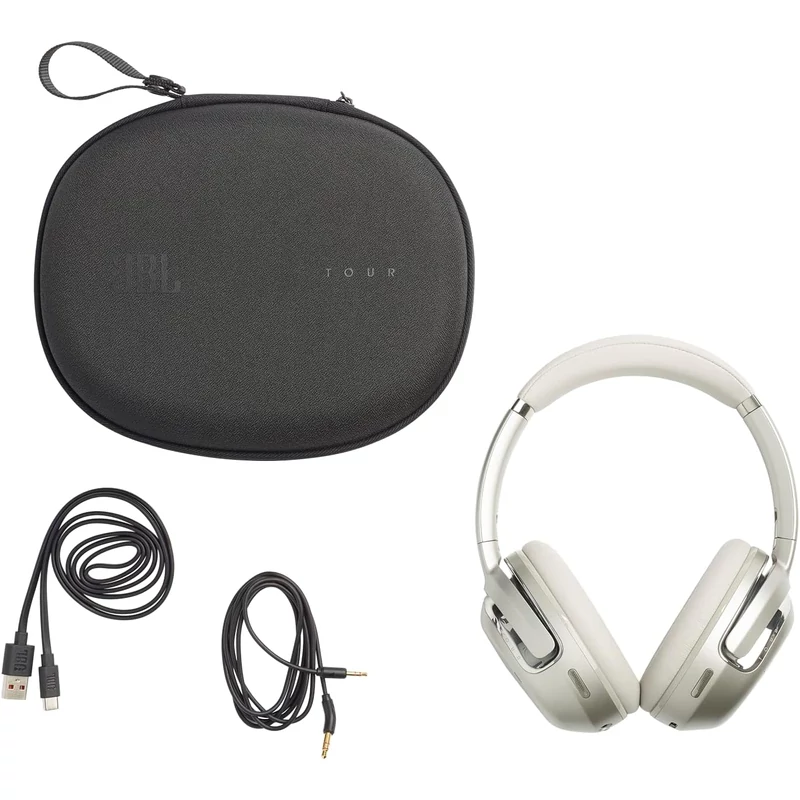 JBL Tour One M2 zajszűrős bluetooth fejhallgató - Pezsgő (JBLTOURONEM2CPG)