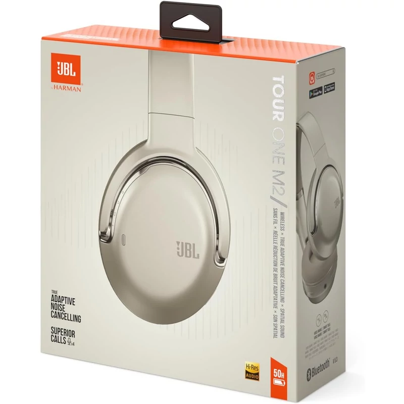 JBL Tour One M2 zajszűrős bluetooth fejhallgató - Pezsgő (JBLTOURONEM2CPG)
