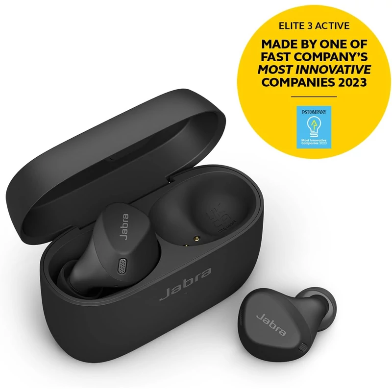 Jabra Elite 3 Active Bluetooth fülhallgató - Fekete (100-91420000-60)