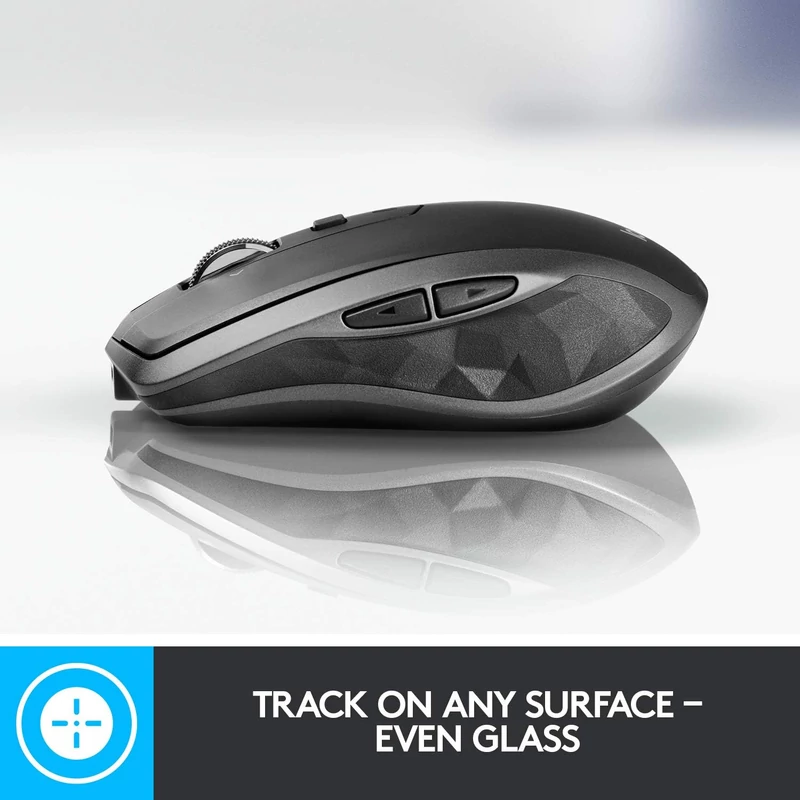 Logitech MX Anywhere 2S Bluetooth Edition egér (2023-as) - Fekete/Grafit