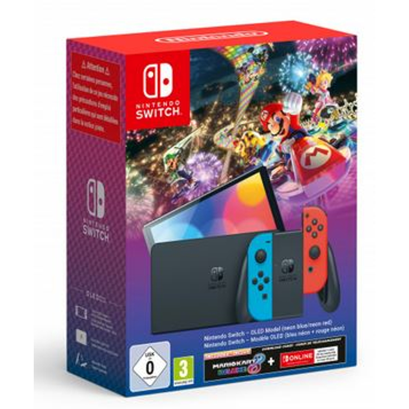 Nintendo Switch (OLED) (Piros-Kék)