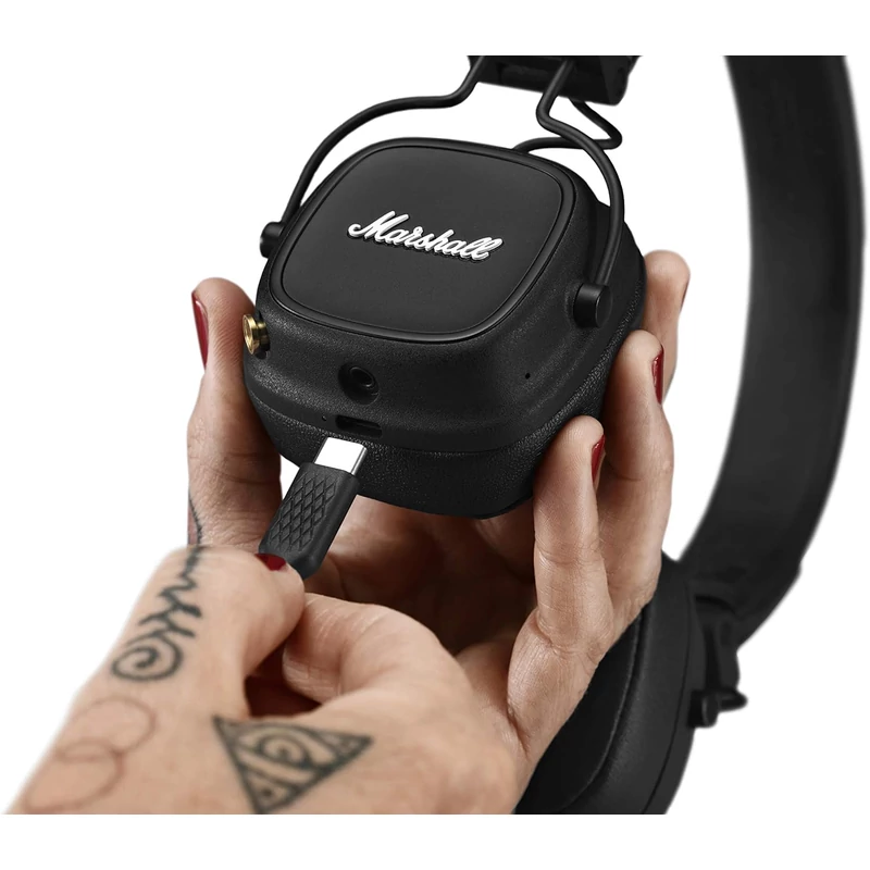 Marshall Major IV BT fejhallgató - Fekete