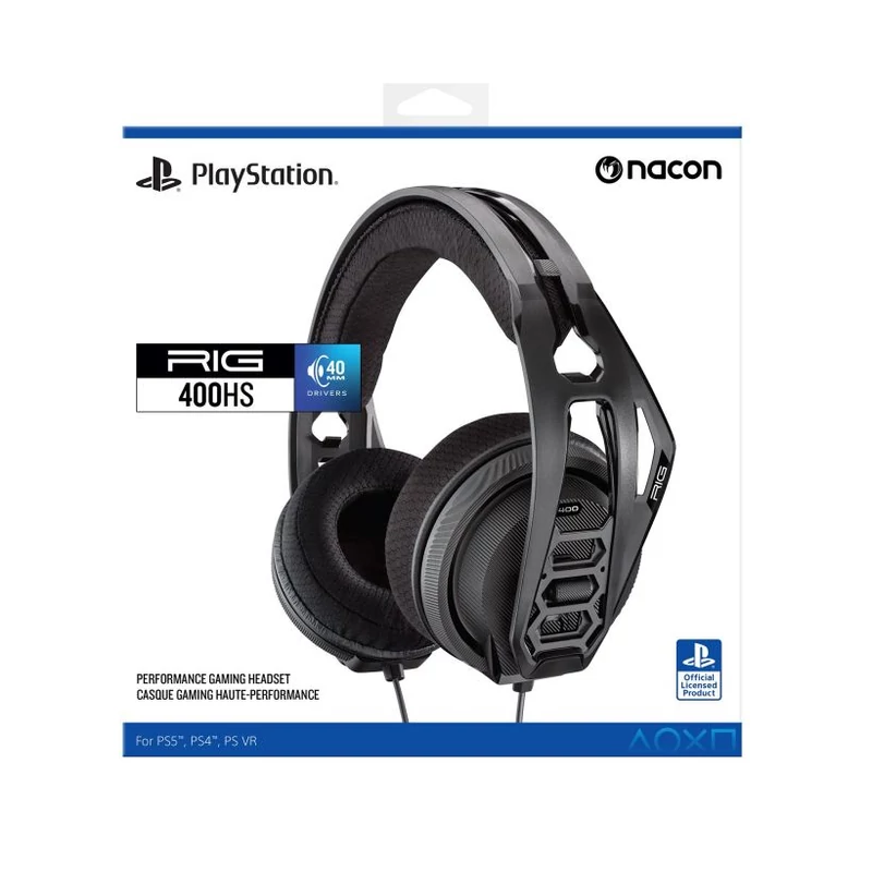 Nacon RIG 400HS Headset Fekete