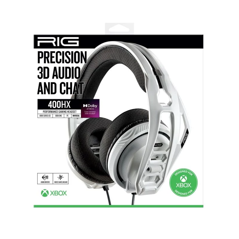 Nacon RIG 400HX Headset Fehér