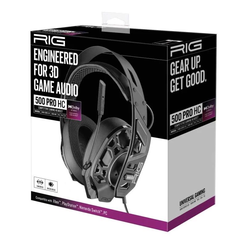 Nacon RIG 500HC Headset Fekete