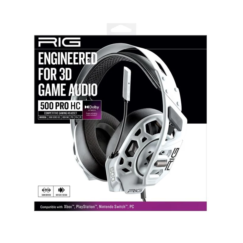 Nacon RIG 500HC Headset Fehér