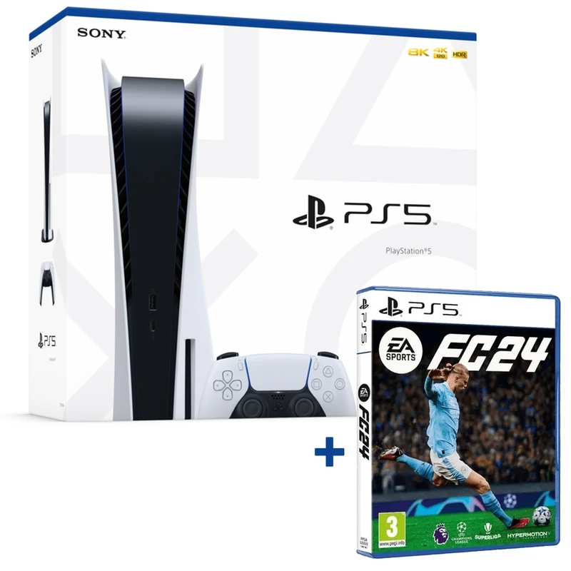 Sony PlayStation®5 (PS5) (CFI-1216A) + EA SPORTS FC 24 játék