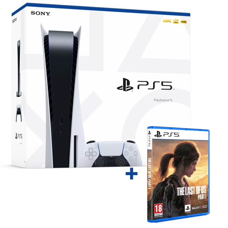Sony PlayStation®5 (PS5) (CFI-1216A) + The Last of Us Part I