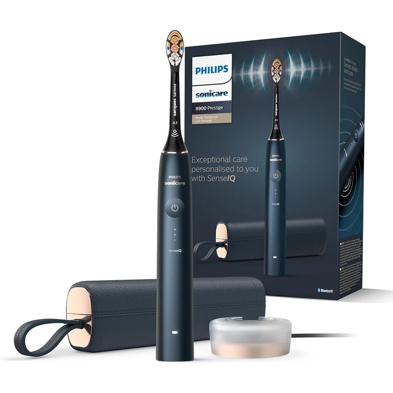 Philips HX9992/12 Sonicare DiamondClean 9900 Prestige elektromos fogkefe - Kék