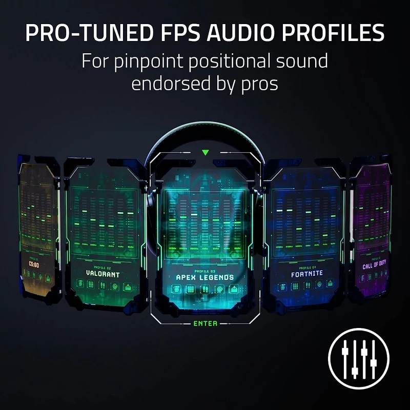 Razer Blackshark v2 Pro wireless gaming headset - Fekete (RZ04-04530100-R3M1) (2023)