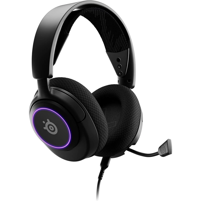 SteelSeries Arctis Nova 3 RGB Gaming Headset - Fekete (61631)