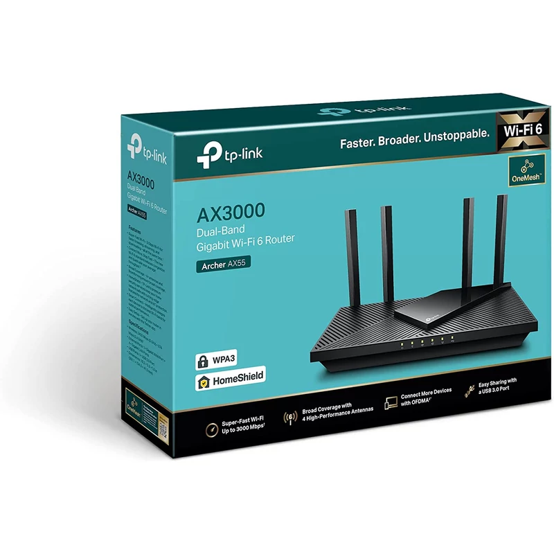 TP-Link Archer AX5500 AX3000 Wi-Fi 6 Router 