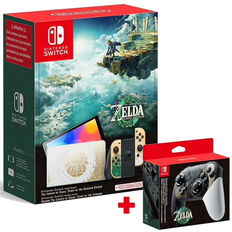 Nintendo Switch Tears of the Kingdom Pro Controller Bundle