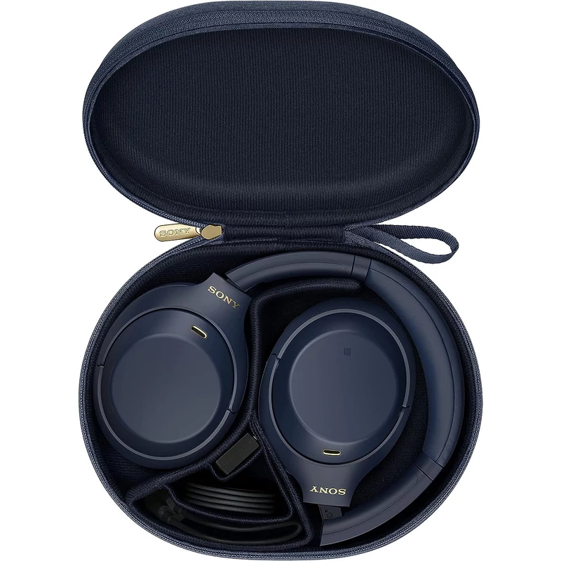 Sony WH-1000XM4 Bluetooth zajszűrős fejhallgató - Kék