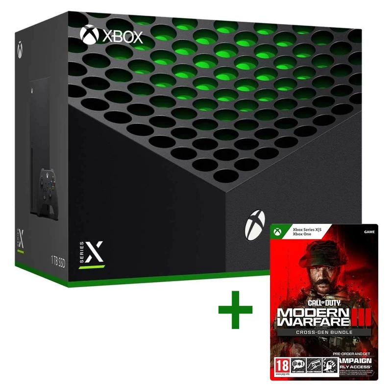 Xbox Series X 1TB + Call of Duty Modern Warfare III csomag