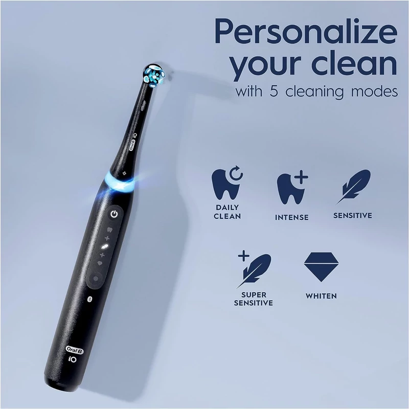 Oral-B iO Series 5 Duo elektromos fogkefe - Fekete + Fehér