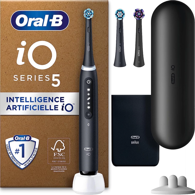 Oral-B iO Series 5 Plus Edition elektromos fogkefe - Fekete