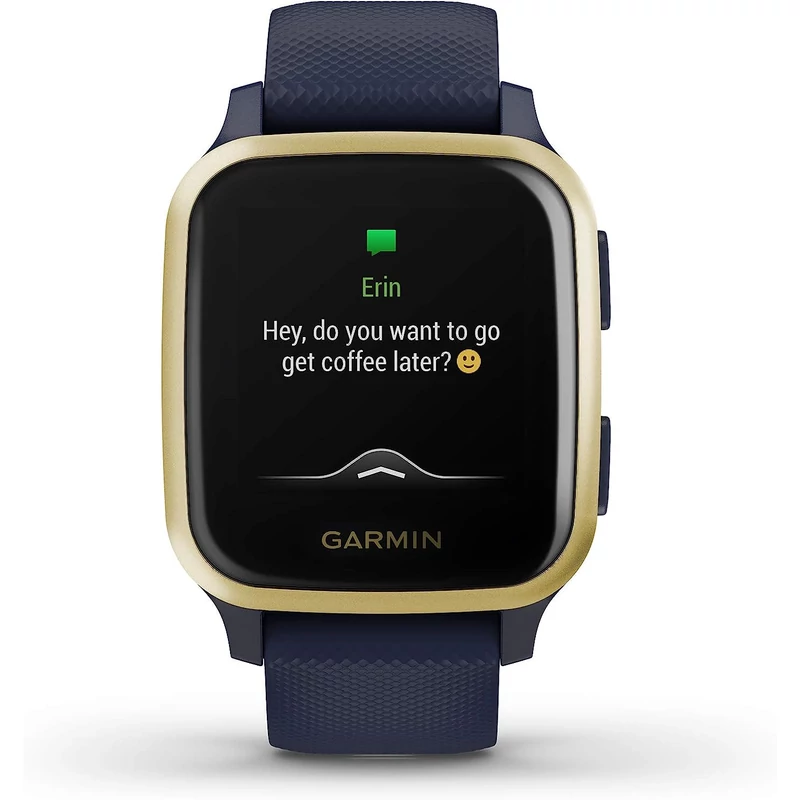 Garmin Venu SQ Music okosóra - Kék / Arany (010-2426-12)