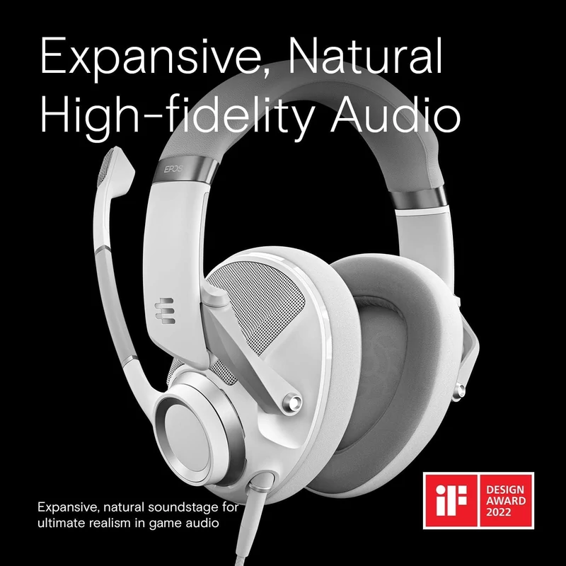 Sennheiser EPOS H6PRO OPEN nyitott akusztikájú headset - Fehér (1000971)