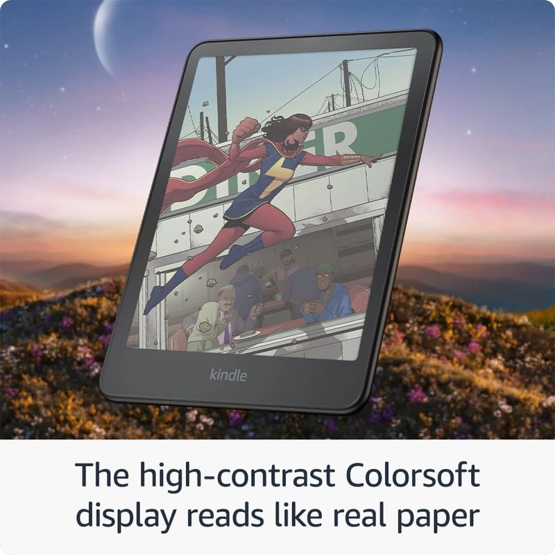 Amazon Kindle Colorsoft Signature Edition 2024 32GB (reklámmentes) Ebook olvasó - Metál Fekete (B0CX8YKQ2H)