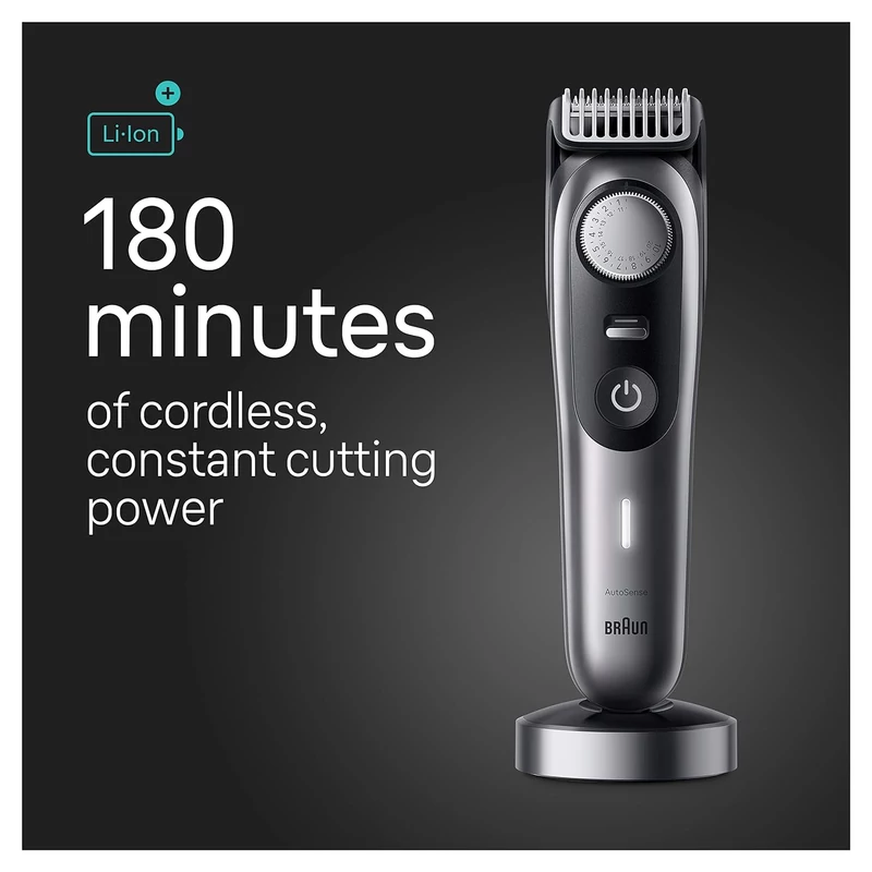 Braun BT9441/0 Series 9 professzionális szakállvágó - Fekete/Szürke