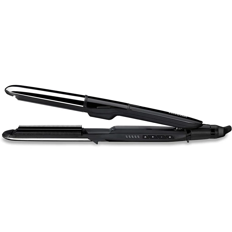 BaByliss ST496E gőzölős hajvasaló - Fekete/Ezüst