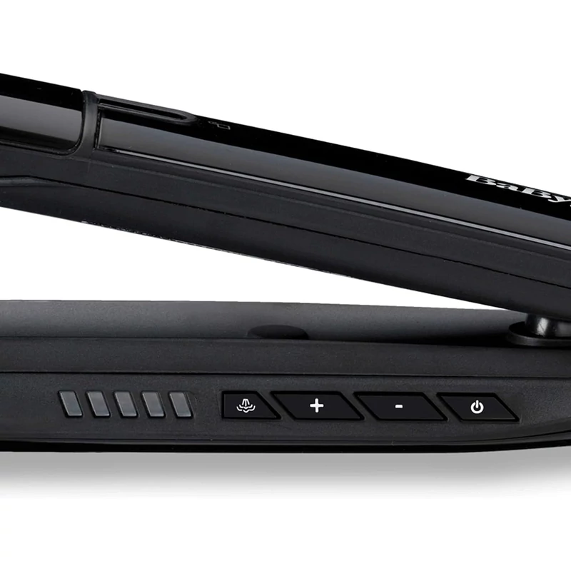 BaByliss ST496E gőzölős hajvasaló - Fekete/Ezüst