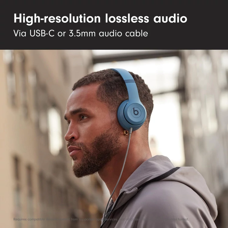 Beats Solo 4 vezeték nélküli fejhallgató - Palakék