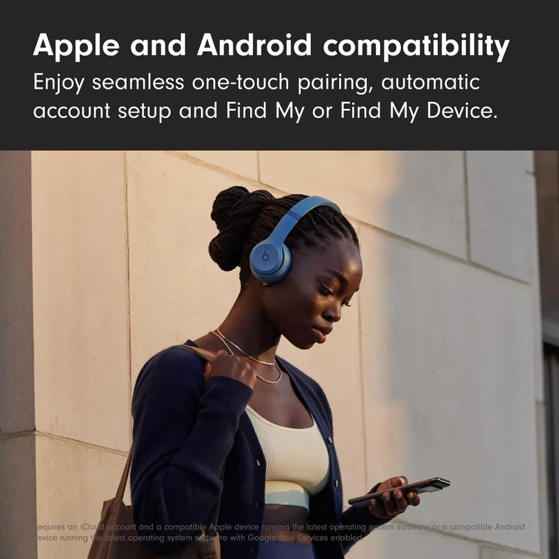 Beats Solo 4 vezeték nélküli fejhallgató - Palakék