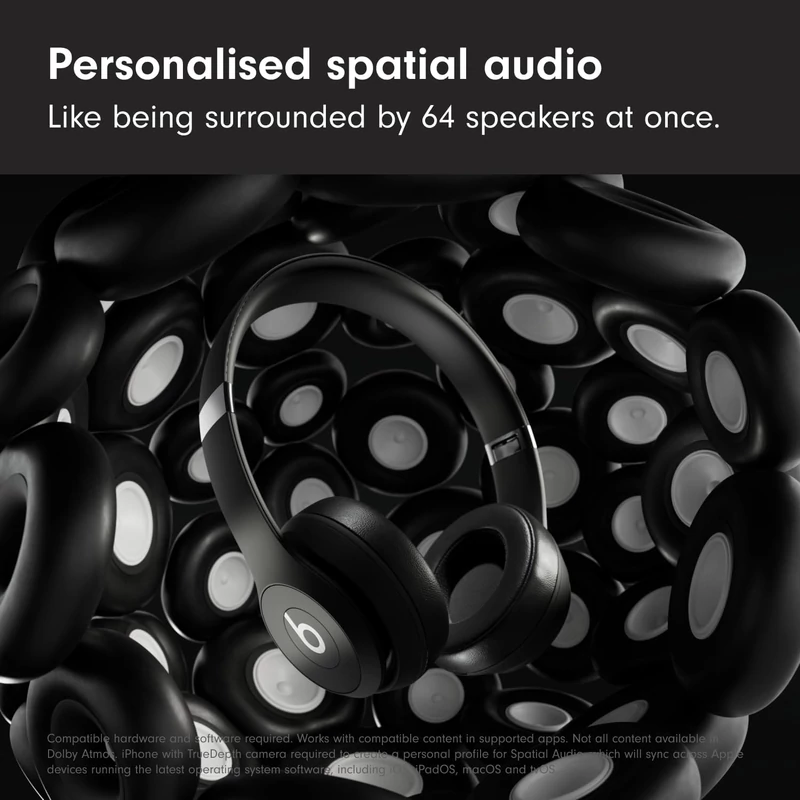 Beats Solo 4 vezeték nélküli fejhallgató - Matt fekete