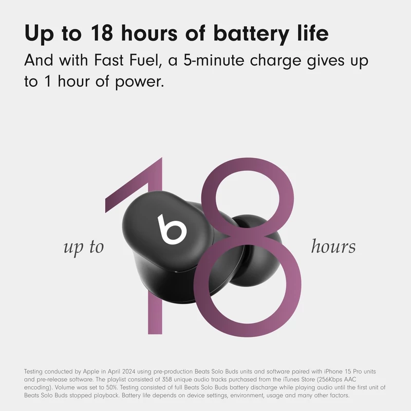 Beats Solo Buds True Wireless zajszűrős fülhallgató – Átlátszó Piros