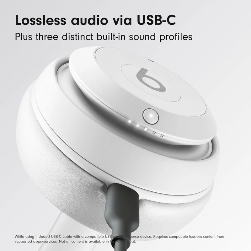 Beats Studio Pro Wireless fejhallgató - Matt fehér