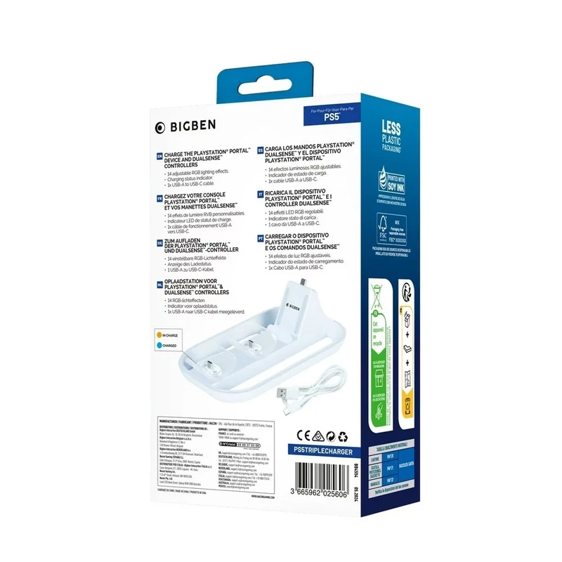 Bigben PlayStation Portal and Dualsense Charger (PS5)