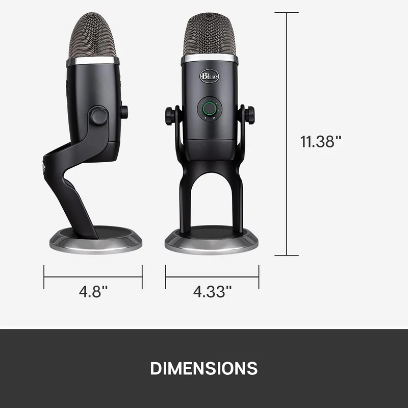 Blue Yeti X Pro Micro USB mikrofon - Fekete (988-000244)