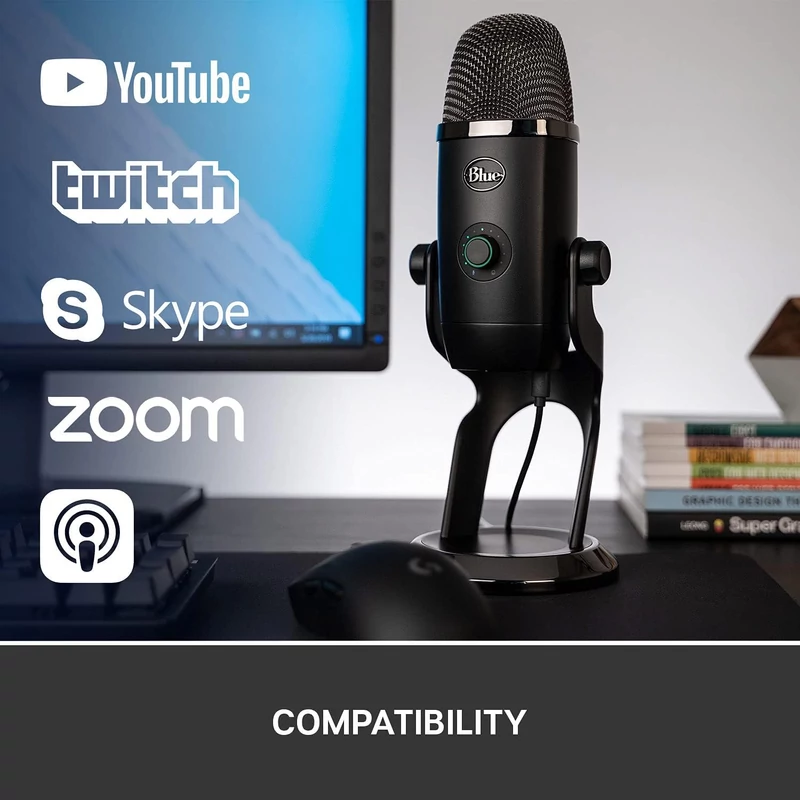 Blue Yeti X Pro Micro USB mikrofon - Fekete (988-000244)