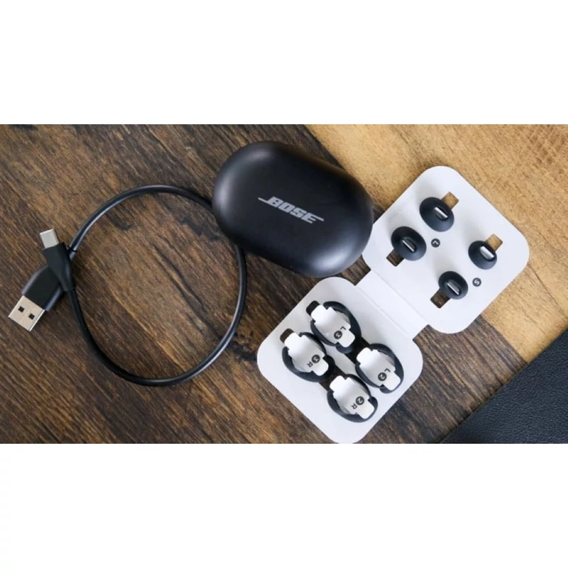 Bose QuietComfort Earbuds aktív zajszűrős fülhallgató - Fekete (888507-0100)