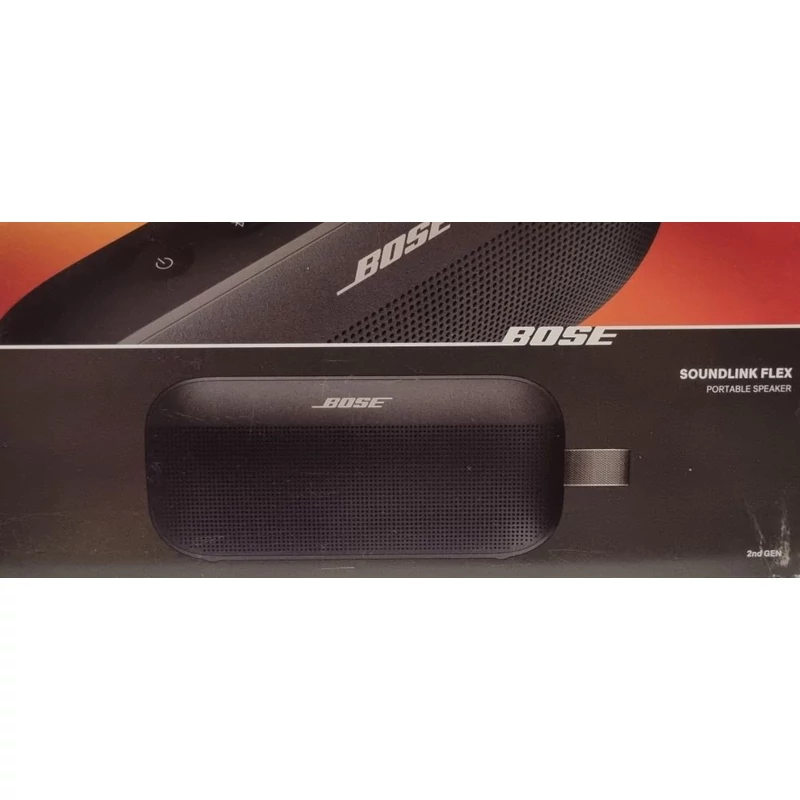 Bose SoundLink Flex (2. generációs) Bluetooth hordozható hangszóró - Fekete (887612-0100)