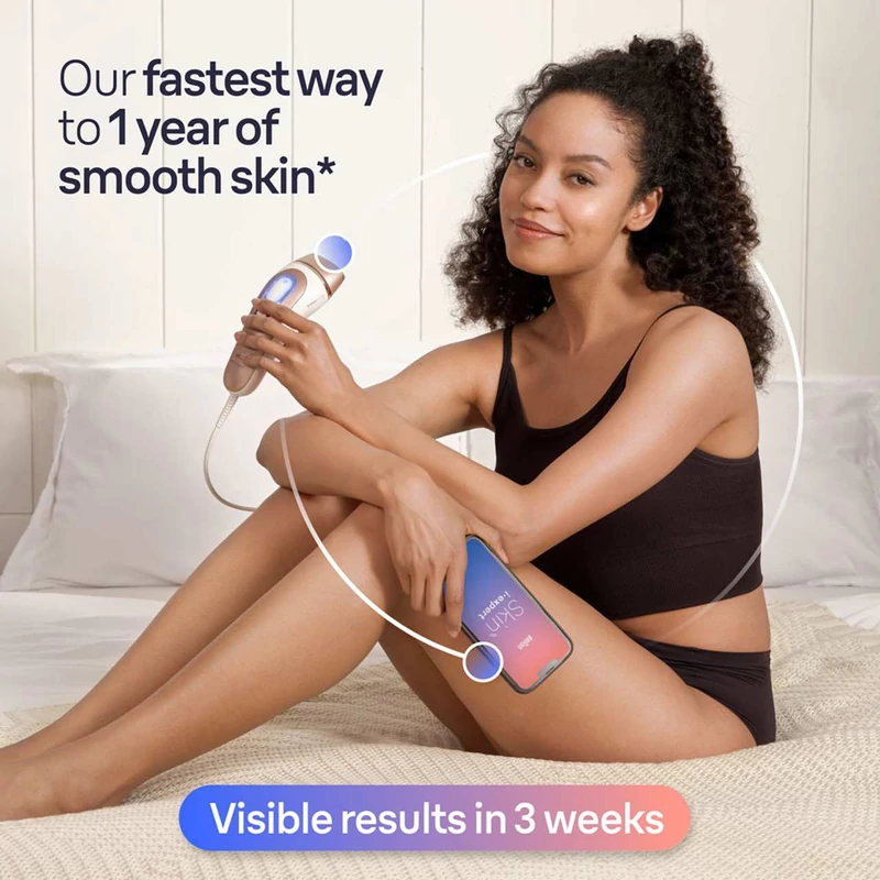 Braun PL7387 Skin i-expert IPL villanófényes szőrtelenítő - Fehér/Rózsa arany