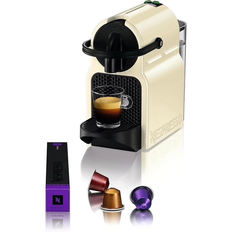 DeLonghi Nespresso Inissia EN80B kávéfőző - Krémfehér + 7db kapszula