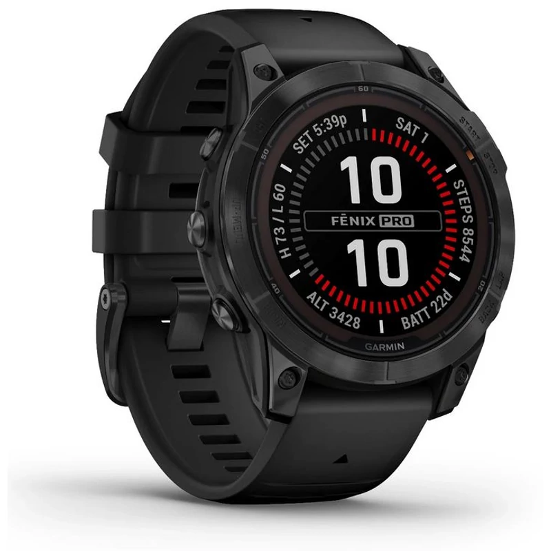 Garmin Fenix 7X Pro Solar okosóra - Szürke/Fekete (010-02778-01)
