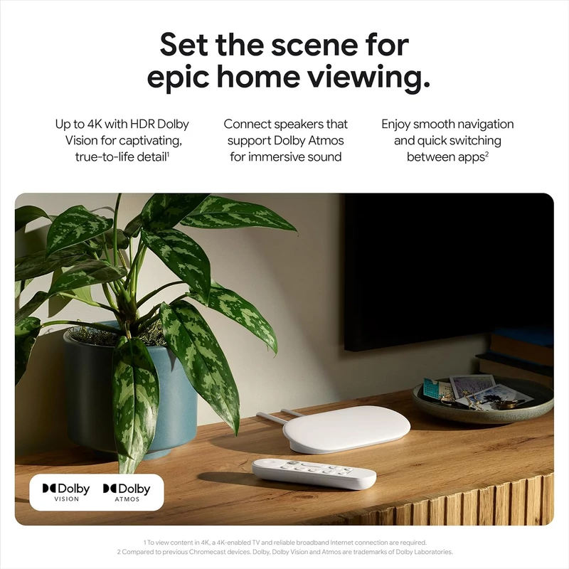 Google TV Streamer 4K - Porcelán (GA05662)