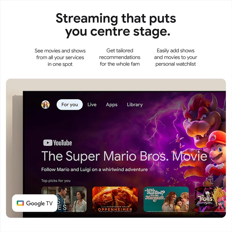 Google TV Streamer 4K - Porcelán (GA05662)