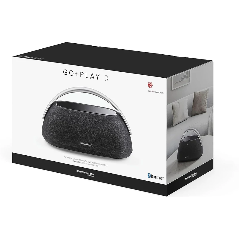 Harman Kardon Go + Play 3 Hordozható Bluetooth Hangszóró - Fekete