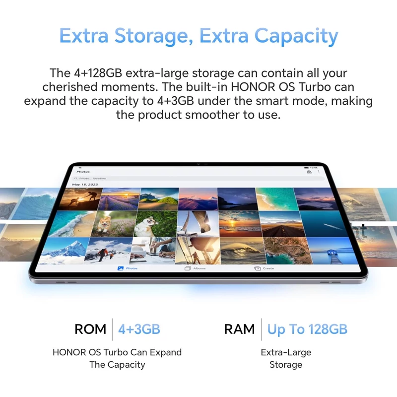 Honor Pad X9 4/128 GB, 11.5", Wi-Fi - Szürke (5301AGHX)