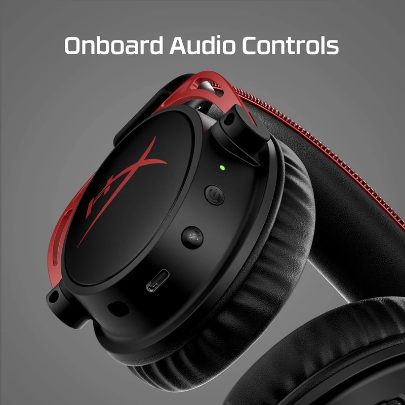 Hyperx Cloud Alpha Wireless Gaming Headset - Fekete/Piros (4P5D4AA)