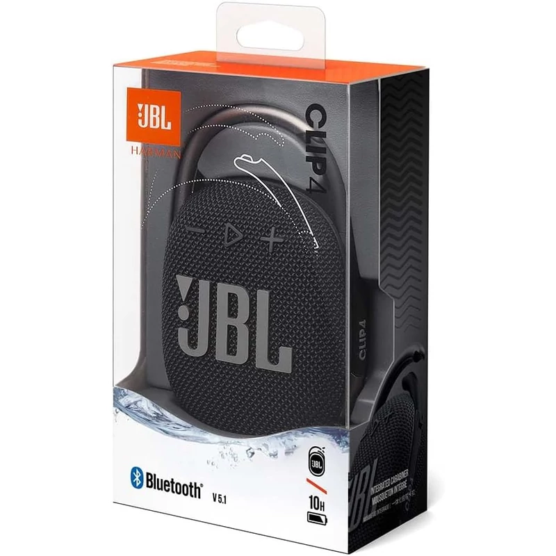 JBL Clip 4 Bluetooth hangszóró - Fekete
