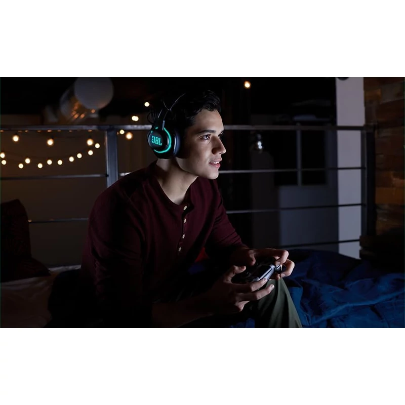 JBL Quantum 810 vezeték nélküli fejhallgató - Fekete (JBLQ810WLBLK)