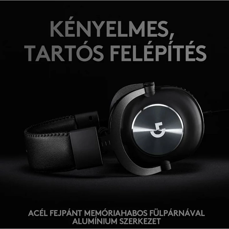 Logitech G Pro X SE (2. generációs) 7.1 gaming headset - Fekete (981-001470)
