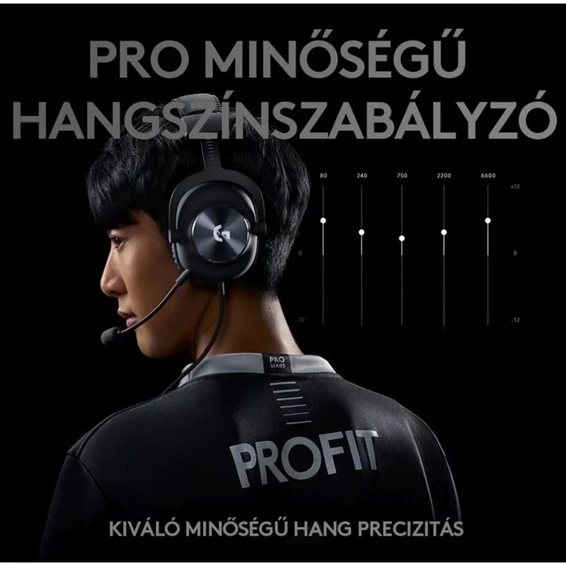 Logitech G Pro X SE (2. generációs) 7.1 gaming headset - Fekete (981-001470)