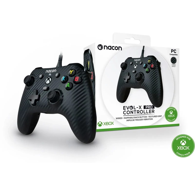Nacon Evol-X Pro Controller (Vezetékes) (Carbon) (XSX | XONE)